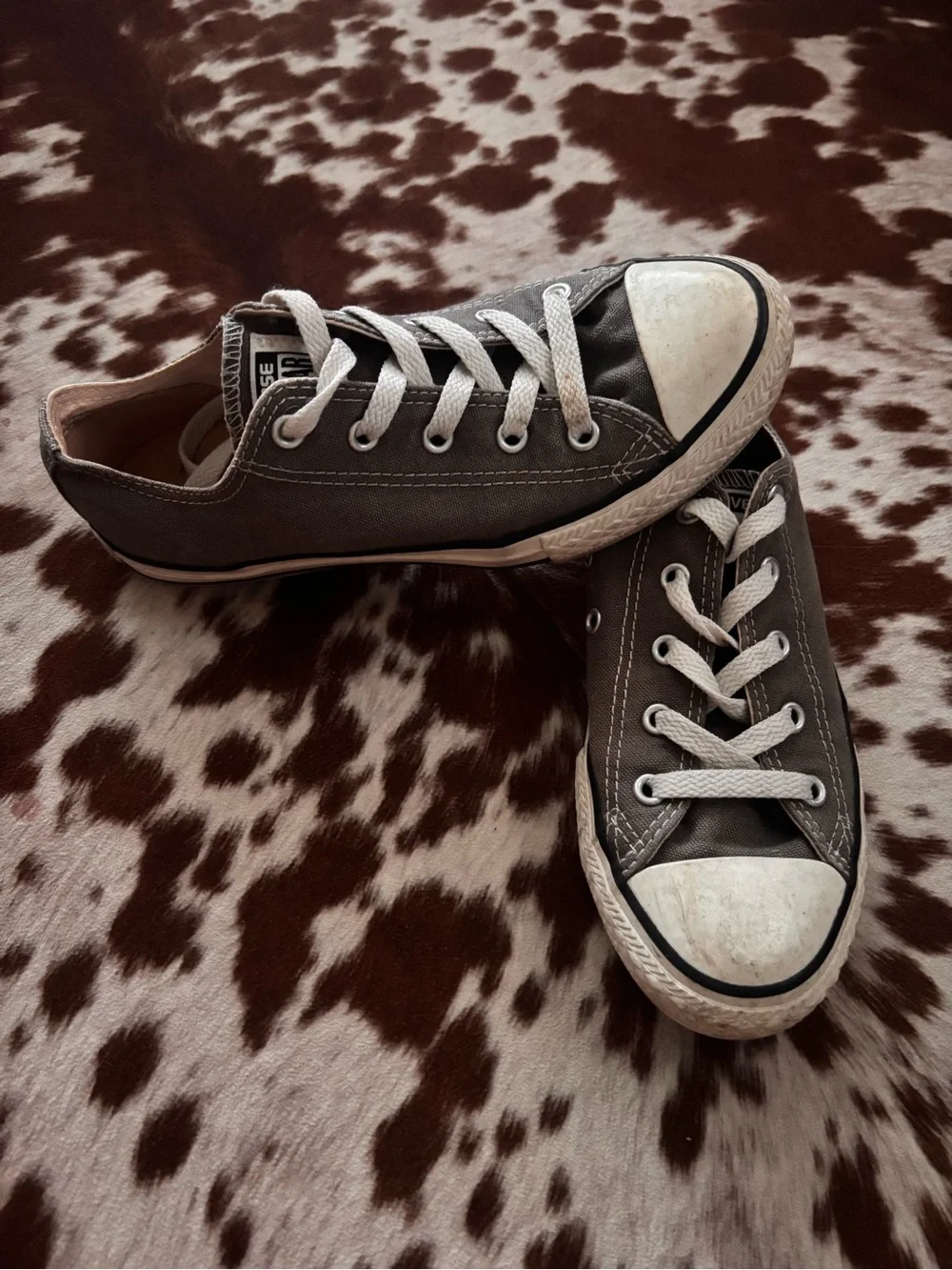 Converse Youth low Top Sneakers in gray